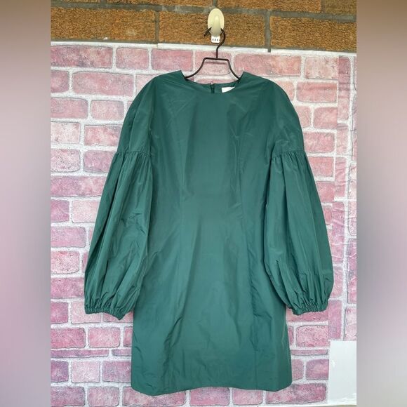 COS volume sleeve waisted dress size 4 - Picture 5 of 16